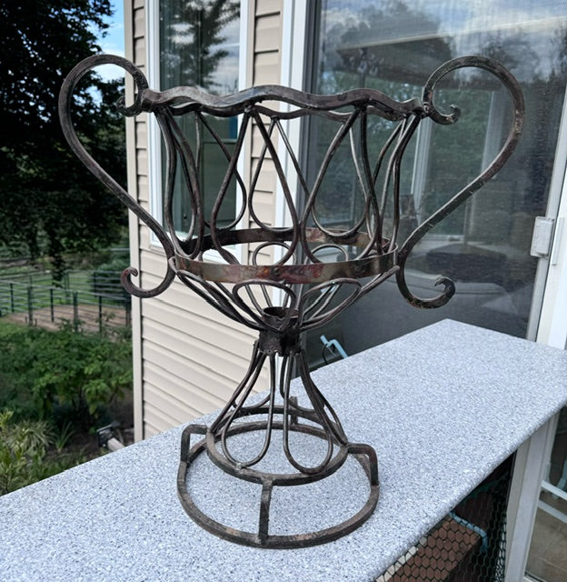 Trophy Planter Large wrought Iron